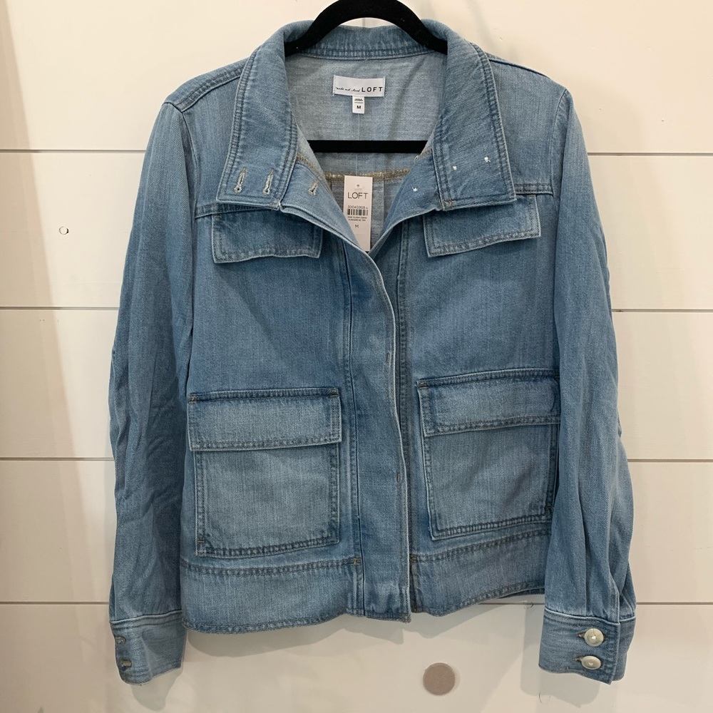 Anne Taylor LOFT Denim Jacket NWT
